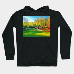 Hole 13 at Augusta National Golf Course Hoodie